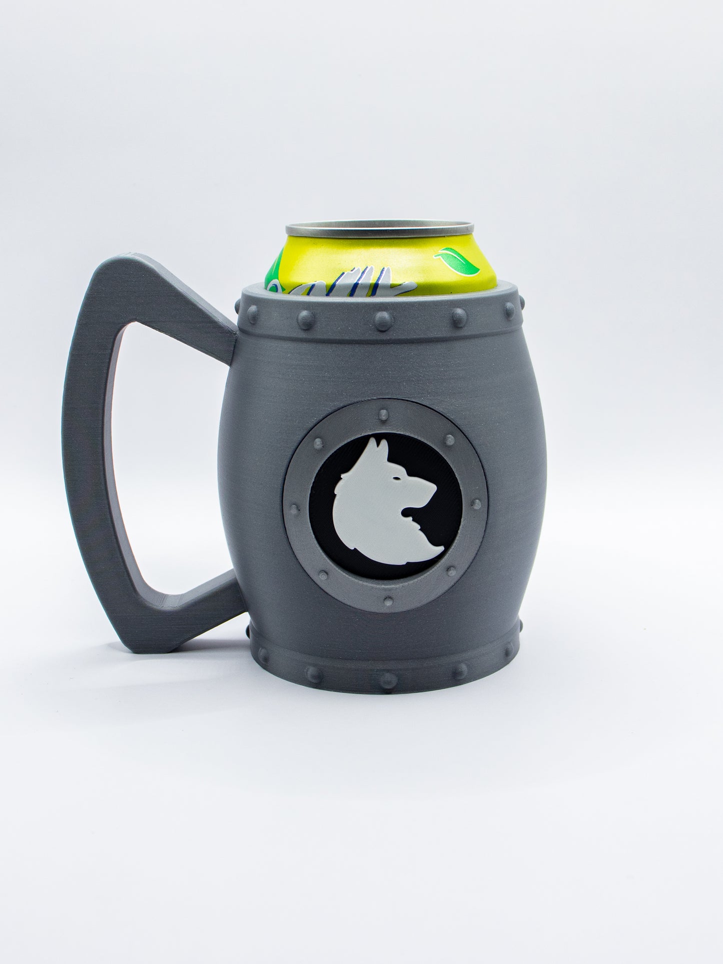 Chope médiéval à logo