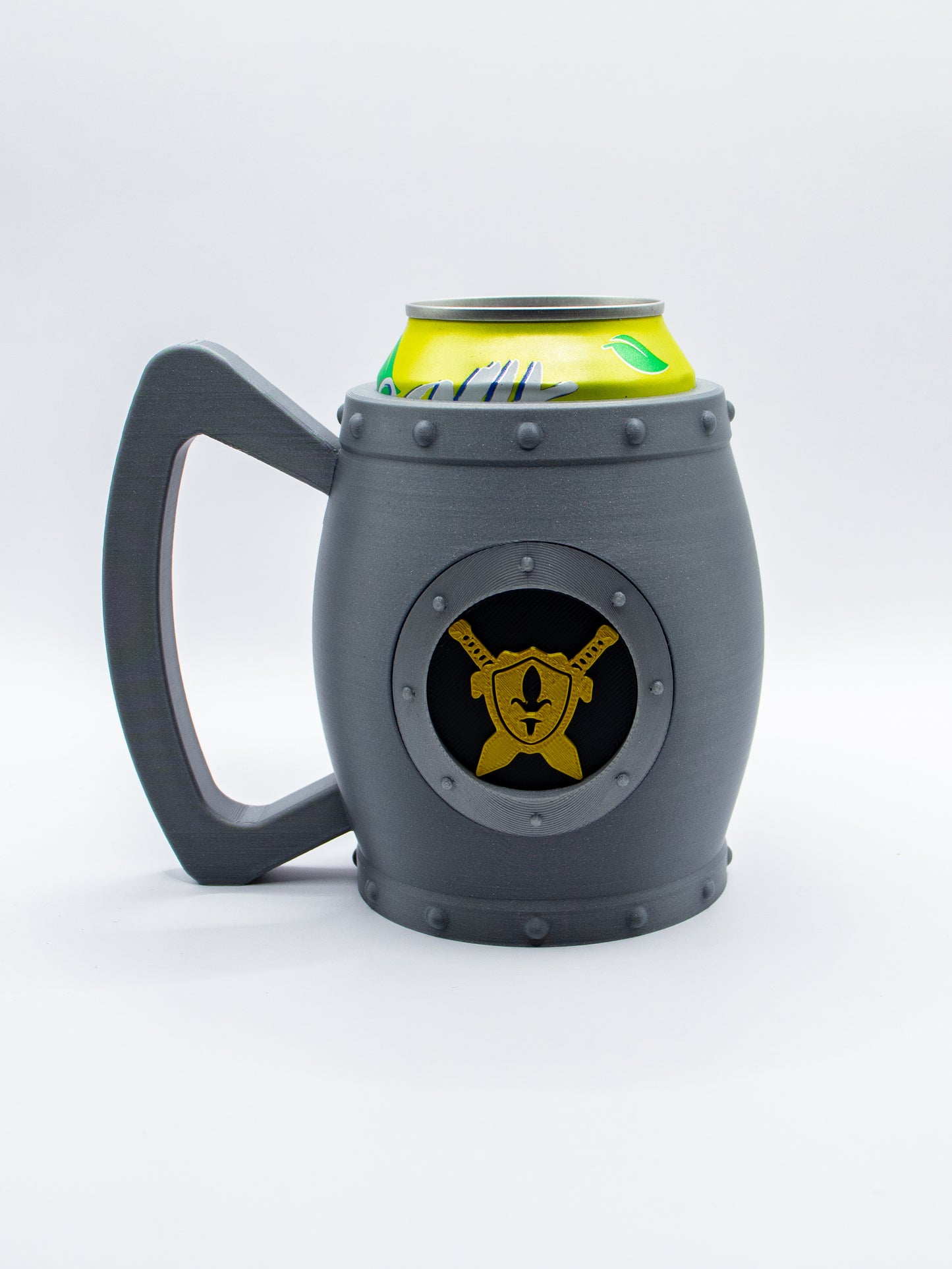 Chope médiéval à logo