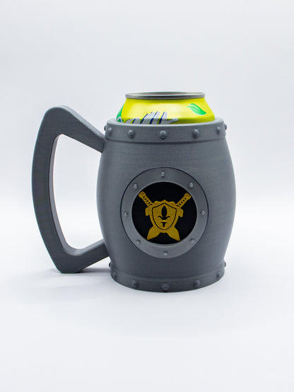 Chope médiéval à logo